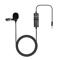 Петличный проводной микрофон BOYA BY-M1 (чёрный)