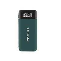 Зарядний пристрій (функція Powerbank) Power Bank Case Liitokala Lii-MP2 Green, 2x18650-21700, USB+Type-C