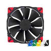 Вентилятор 200 mm NF-A20 PWM CHROMAX.BLACK.SWAP Noctua для корпусу 200x200x30мм SSO2 350 - 800 об/хв 10,7-18,1