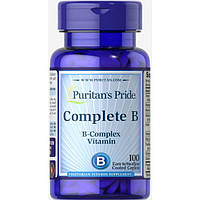 У комплекс Puritan's Pride Complete B (Vitamin B Complex) 100 Caplets MN, код: 7518811