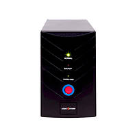 ДБЖ LogicPower 1400VA, 2 евророзетки, 5 ступ. AVR, 2x7.5Ач12В, металевий корпус (8294)