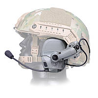 Наушники активные Ops-Core AMP NFMI Headset - Connectorized с ARC Helmet Rail Adapter, Цвет: Foliage Green