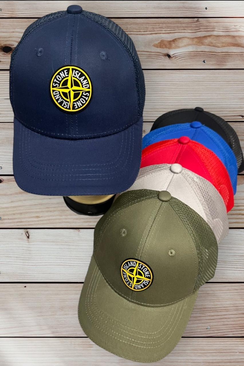 Кепка хб для хлопчика із сіткою "Stone Island" Оптом