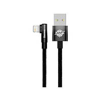 Кабель USB 2.0 Lightning - 1.0 м Baseus MVP 2 Elbow-shaped Fast Charging (CAVP000001) 2.4A Black