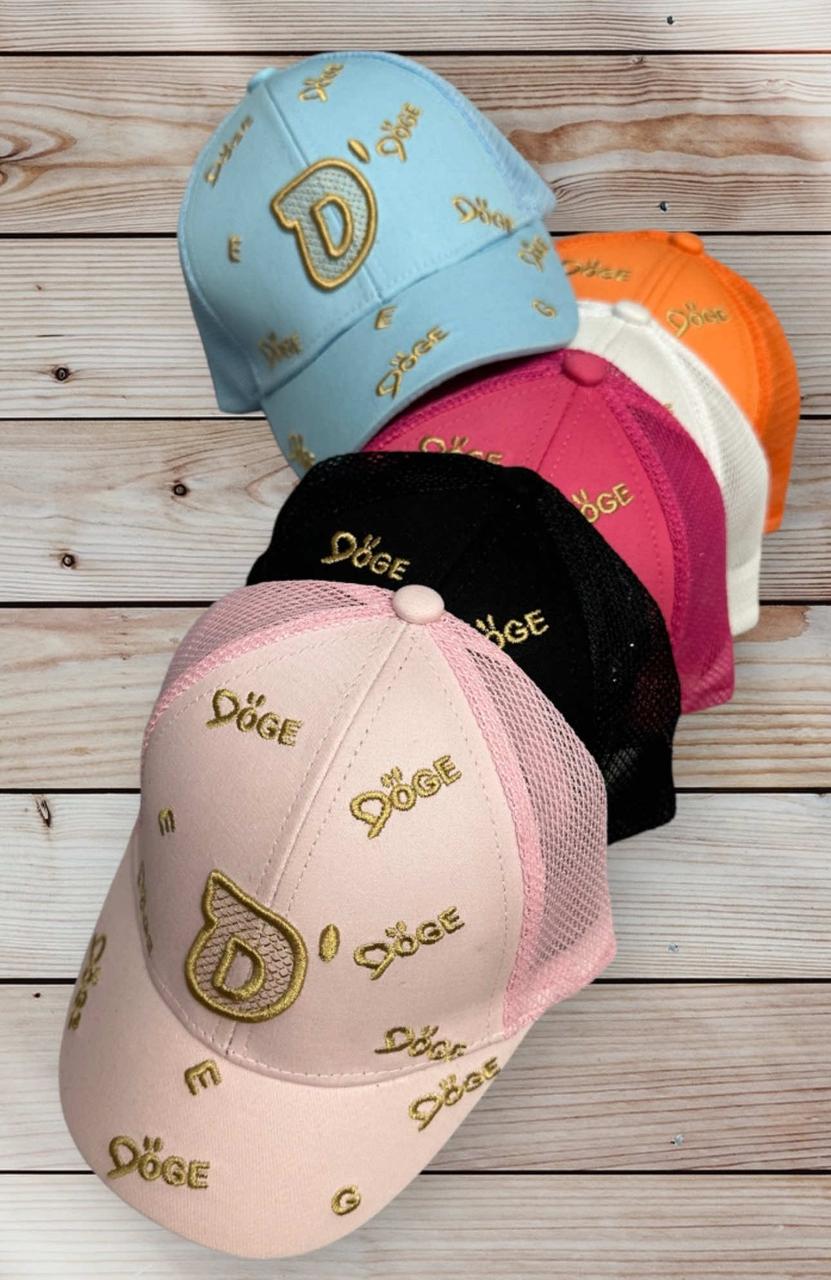 Дитяча кепочка бавовняна із сіткою ОПТОМ "D"