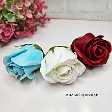 Мильна троянда темно-червона 5 см