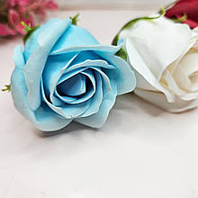 Мильна троянда голуба 5 см