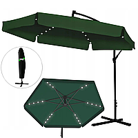 Зонты большие складные для огорода и сада с LED подсветкой 300 см Garden Line GAO1510, Зонтик торговый