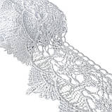 Мереживо макраме 8,5 см колір - білий, фото 3