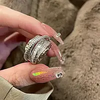 Серебряное Кольцо Колечко массивное кольцо у2к y2k