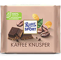 Ritter Sport Темний і молочний шоколад з кавовим смаком і шматочками пластівців 100g