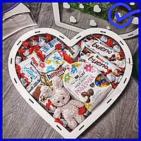 Шоколадный подарочный набор на праздник, Пасхальный подарочный бокс для девушки, Вкусный сладкий набор