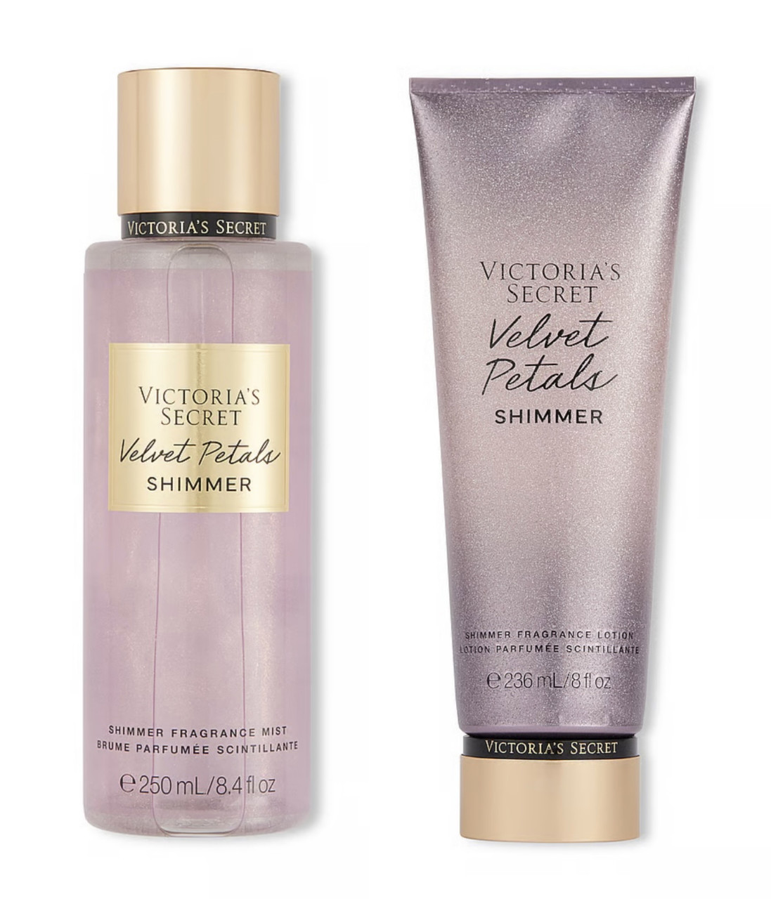 Парфумований набір з шиммером Velvet Petals Shimmer Victoria’s Secret, міст спрей та лосьйон