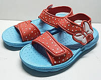 Босоножки пена для девочек 31 размер / стелька 19,5см / SIDNEY / красные сандалии детские летние пенка ЭВА