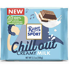 Ritter Sport Chill Out Creamy Milk Молочний шоколад з вершковою начинкою 100g