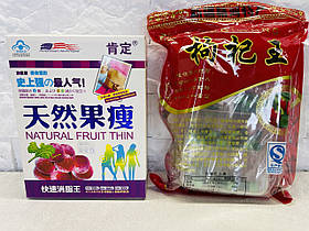 Капсули для зниження ваги та спалювання жирів від целюліту natural fruit thin capsule 60 штук