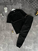 Брендовий спортивний костюм Nike Костюм тренувальний NIKE Костюм Найк чорний Легкий спортивний костюм nike