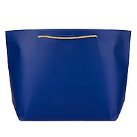 Подарочный пакет "Элегантный пакет", синий 37х25 см