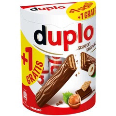 Ferrero Duplo Вафельні батончики із шоколадно-горіховою начинкою 182g