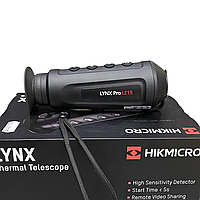 Тепловізор HikMicro Lynx Pro LE15, 15 мм, Wi-Fi, стaдиoмeтpичecĸий далекомір, відеозапис