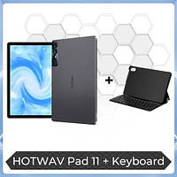 Планшет Hotwav Pad 11 Grey 6/256Gb 11дюймов 2K 4G 8000mAh + в подарунок чохол та клавіатура!