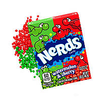 Конфеты, драже, нердсы Nerds Watermellon & Cherry Арбуз-вишня 46,7 г