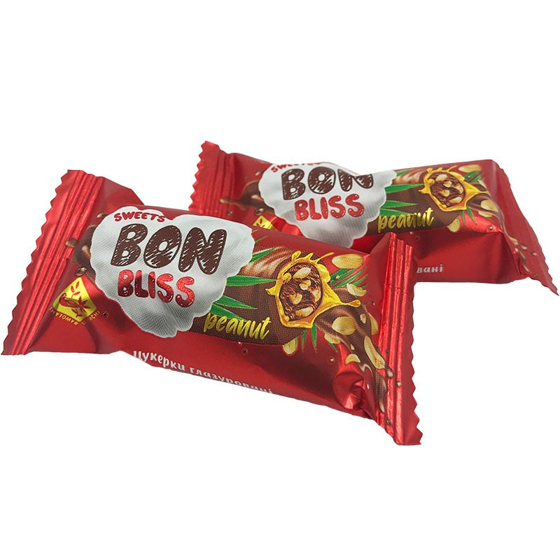 Конфеты шоколадные "Bon Bliss" Арахис Житомирські Ласощі 1 кг (ID ...