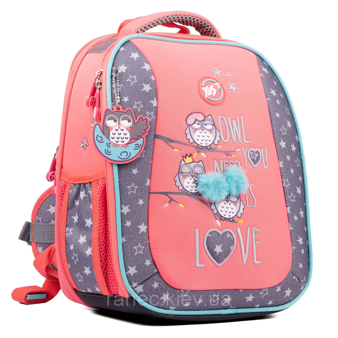 Рюкзак шкільний каркасний YES S-57 Owls 553314