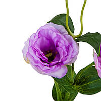 Искусственный цветок эустомы "Айлин" фиолетовая 67 см.