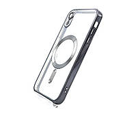 Чохол Wave TPU Metallic with Magsafe з закритою камерою для iPhone Xr Чорний, фото 3