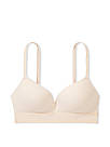Бюстгальтер без кісточок Victoria's Secret PINK Wireless Push Up, Бежевий світлий, фото 3