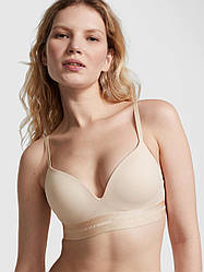Бюстгальтер без кісточок Victoria's Secret PINK Wireless Push Up, Бежевий світлий