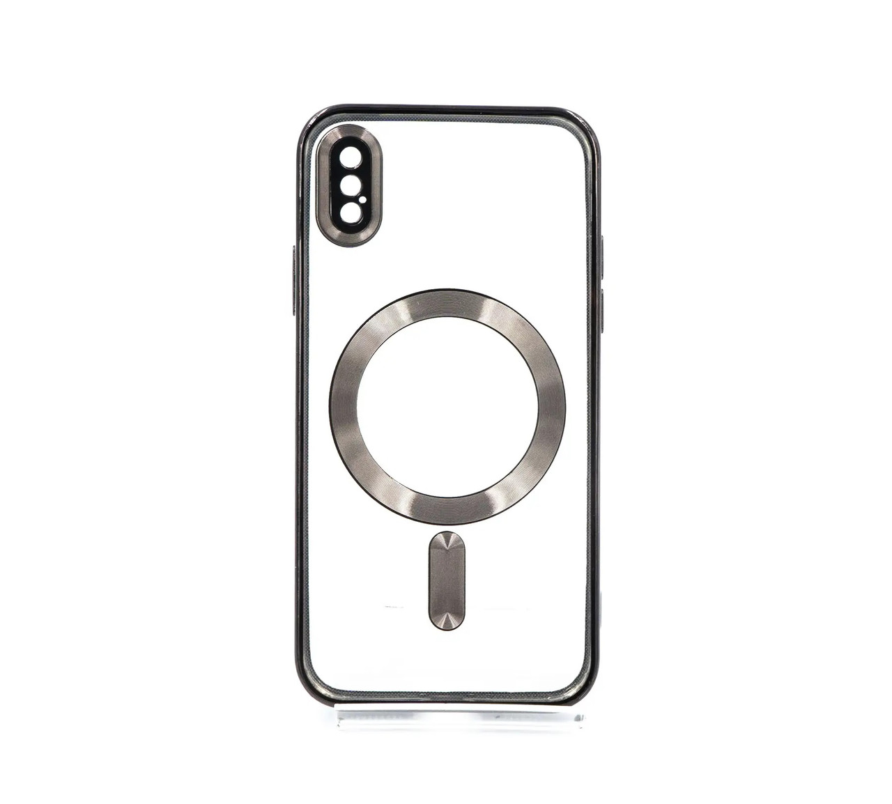 Чохол Wave TPU Metallic with Magsafe з закритою камерою для iPhone X/Xs Чорний