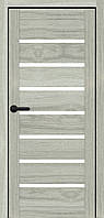 Двери межкомнатные Portalino / PL-02 / PVC (пвх пленка) / Мессина серебряная / Сатин стекло