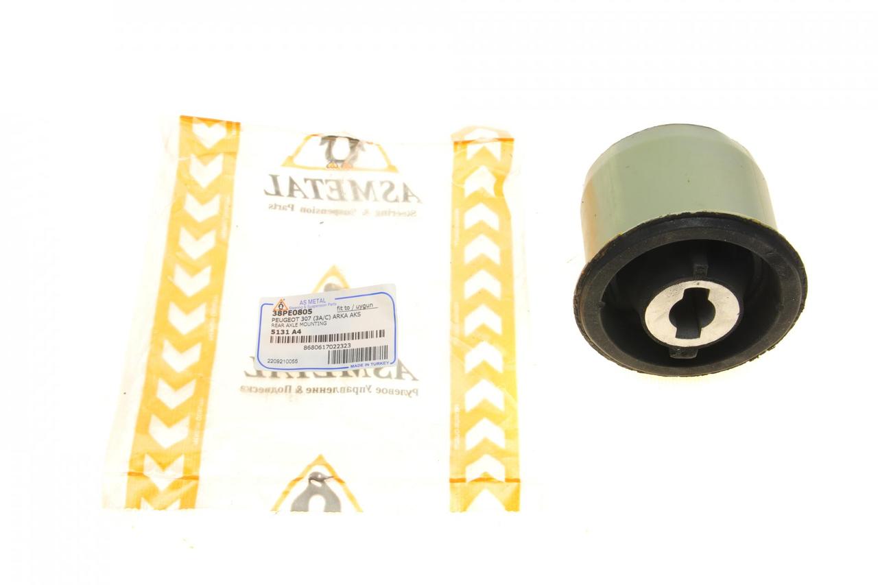 Сайлентблок задньої балки Citroen C4 / Peugeot 307 1.6 / 2.0 16V 00- Asmetal 38PE0805