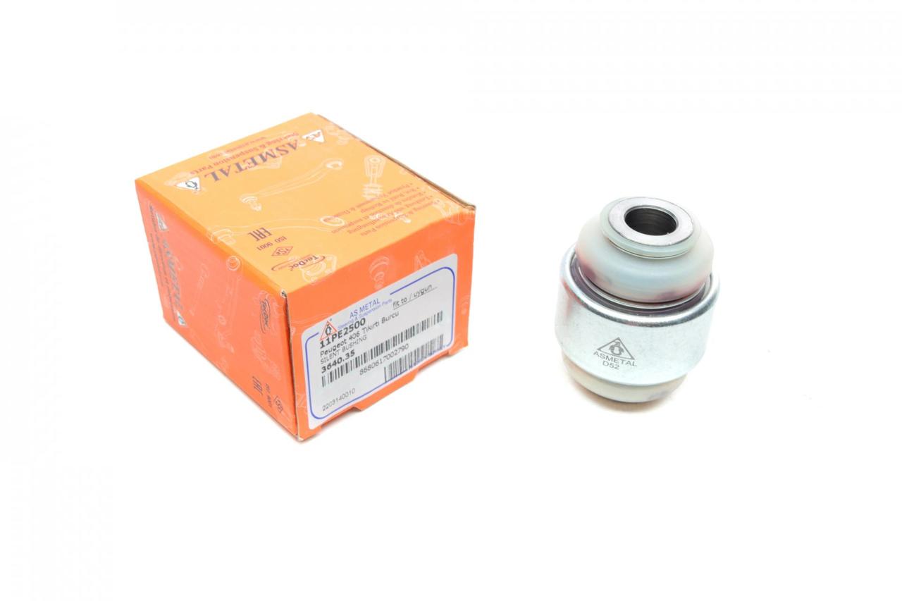 Сайлентблок задньої балки ззаду Peugeot 406 95-04 Asmetal 11PE2500