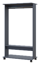 Гардеробна стійка Doros Д2 Графіт 85х41.6х150 (41510110)