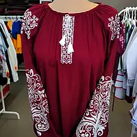 Жіноча вишиванка, S,M,L,XL,XXL, льон