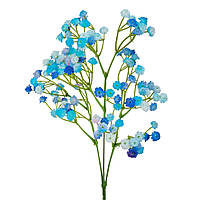 Штучна квітка гіпсофіли "Хрупкість" блакитна 65 см.