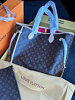 Модная сумка Louis Vuitton Neverfull shoper, сумка луи виттон неверфул, шоппер луи виттон