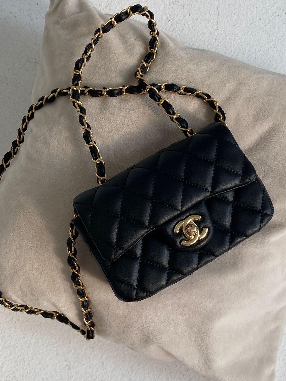 Жіноча сумка Шанель чорна Chanel Black 0.55 Black