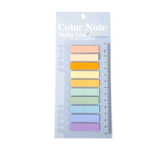 Стікери-закладки з лінійкою "Color note", wow colors, фото 1