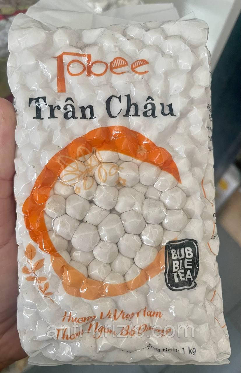 Кульки з тапіоки для коктейлів Tapioka Pearl Hat Tran Chau Trang 1kg (В'єтнам); постачання 2025