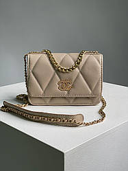 Жіноча сумка Шанель бежева Chanel Beige Medium Bag