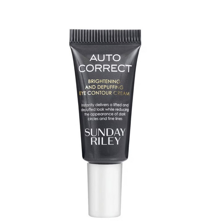 Крем для шкіри навколо очей Sunday Riley Auto Correct Brightening And Depuffing Eye Contour Cream 3 мл