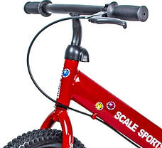 Дитячий велобіг Scale Sports 12 Дюймів Червоний, фото 3