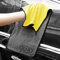 Рушник для автомобіля з логотипом Kia мікрофібра 60 х 30 см