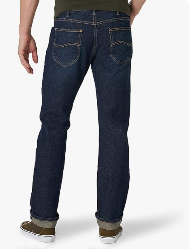 Джинси Lee Slim Fit Straight Leg Road Rush (темно-синій)