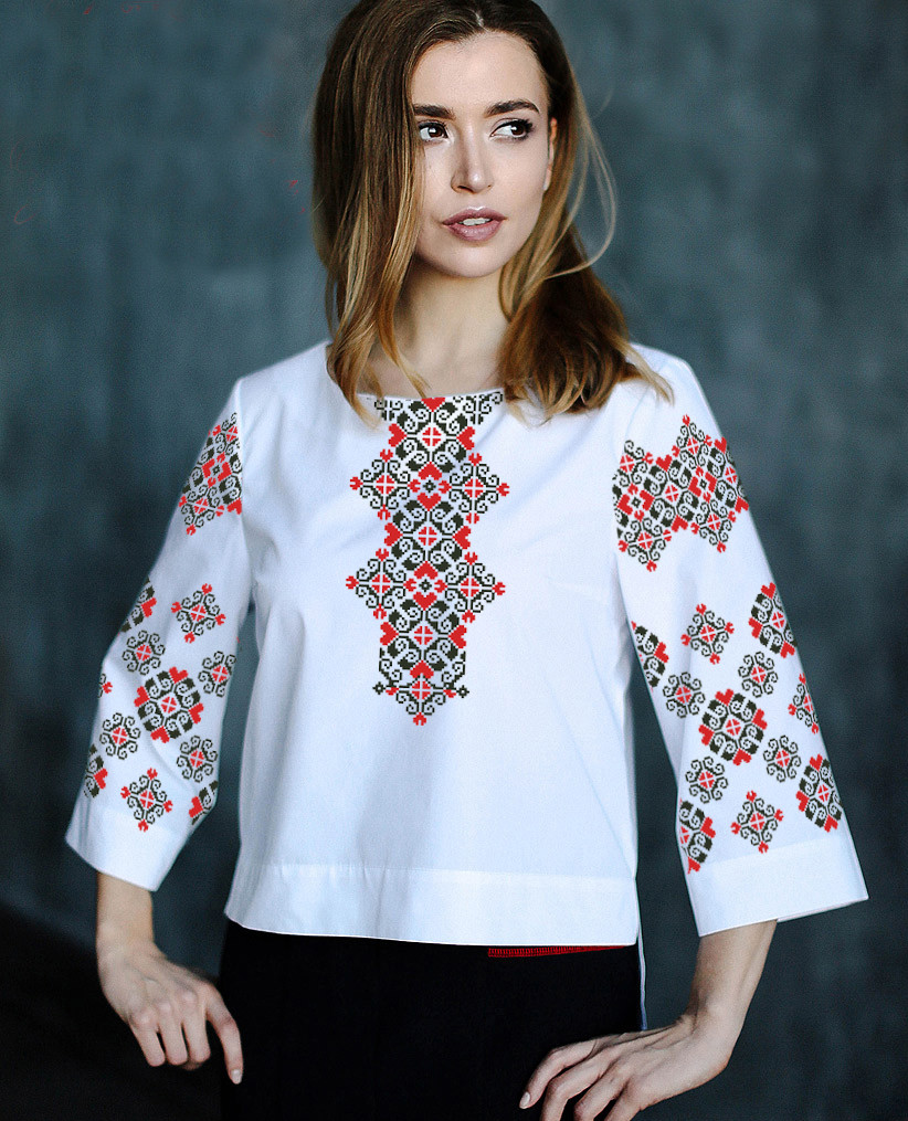 Заготовка для жіночої вишиванки № 367-сж, фото 1