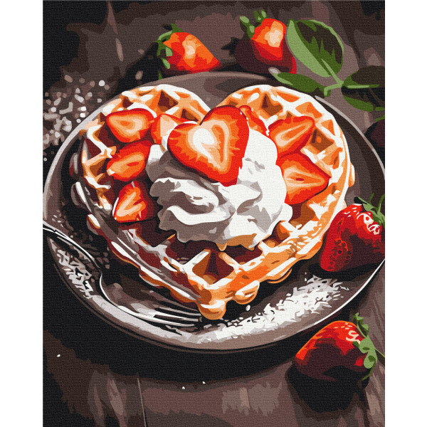 Картина за номерами 40х50 см. Солодкий десерт. Brushme 3878, фото 1